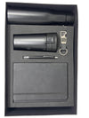 All-Black Executive Gift Set – Flask, Tumbler, Diary, Pen & Keychain | Corporate Gift Box