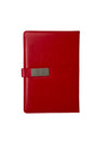 Premium Red Faux Leather Portfolio & Organizer