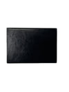 Minimalist Black Faux Leather Portfolio & Notebook Cover