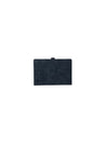 Premium Blue Leatherette Executive Diary Organizer with Metal Button Closure