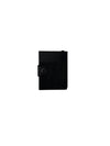 Premium Black Ribbed Foldable Portfolio & Notebook Organizer