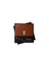 Tan Brown Leather Diary Gift Set with Pen & Keychain | Corporate Gift Box