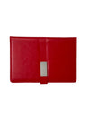 Premium Red Faux Leather Portfolio & Organizer