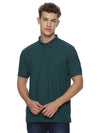 Monte Carlo Men's Dark Teal Dry Fit Polo T-Shirt | Premium Half Sleeve Performance Polo
