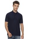 Monte Carlo Men's Navy Blue Dry Fit Polo T-Shirt | Premium Half Sleeve Performance Polo
