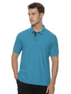 Monte Carlo Men's Sky Blue Dry Fit Polo T-Shirt | Premium Half Sleeve Performance Polo